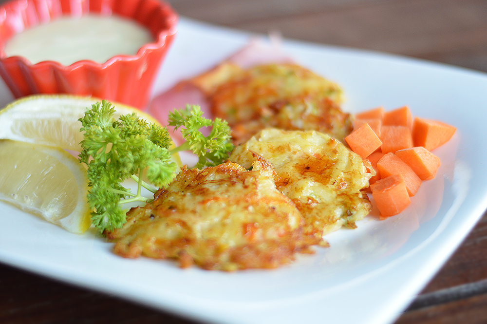 Potato And Carrot Fritters