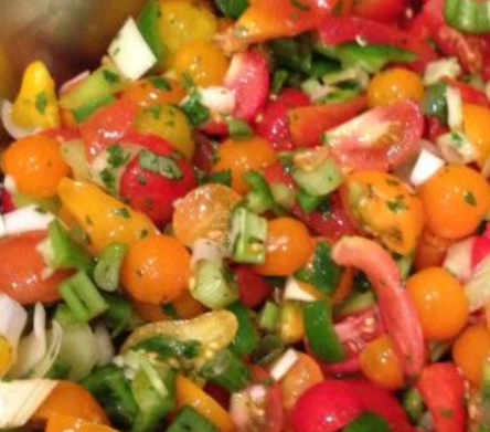 Cherry Yellow Pear Tomato Salsa Recipe