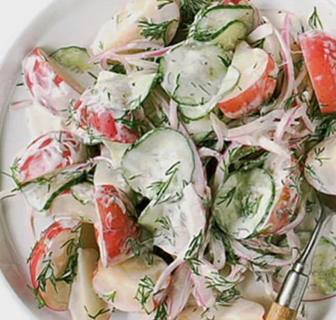 Picture of Cucumber White Potatoes Salad