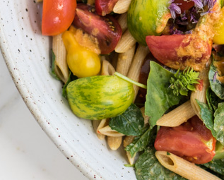 Green Zebra Tomato Pasta Salad Recipe