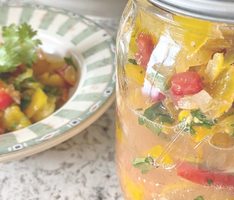 Homemade Yellow Pear Tomato Salsa Recipe