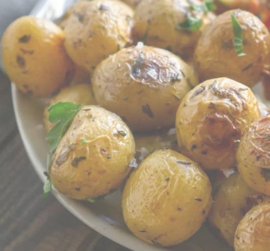 Roasted Mini White Potatoes