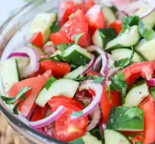 Picture of Roma Tomato Cucumber Salad Recipe