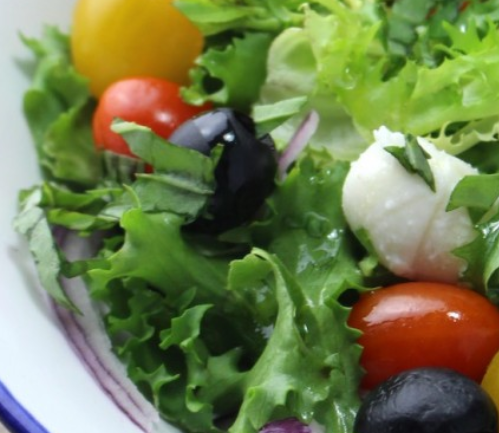 Picture of Mediterranean Black Cherry Tomato Salad Recipe