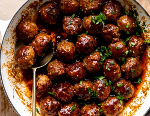 Bacon Bourbon Meatball Recipe