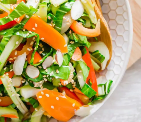 Bok Choy Salad with Dressing Recipe 
