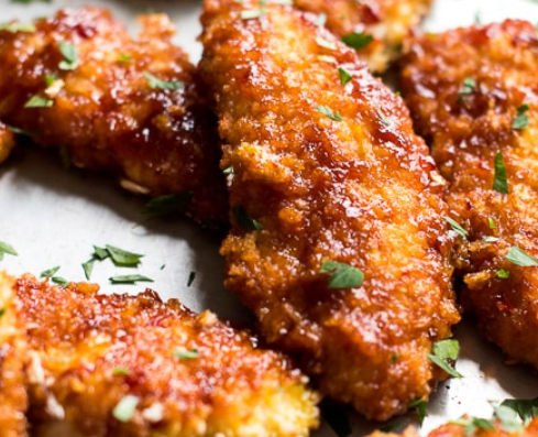 Honey Garlic Chicken Tenders Recipe