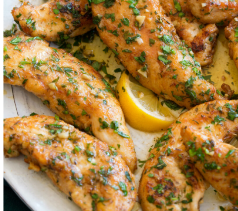 Lemon Butter Chicken Tenders Recipe