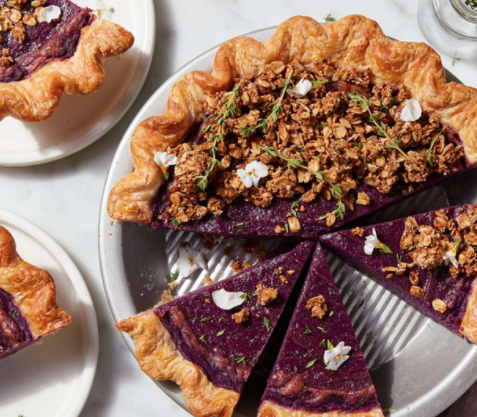 Purple Sweet Potato Pie