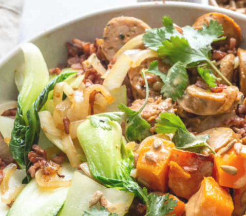 Sausage and Bok Choy Recipe