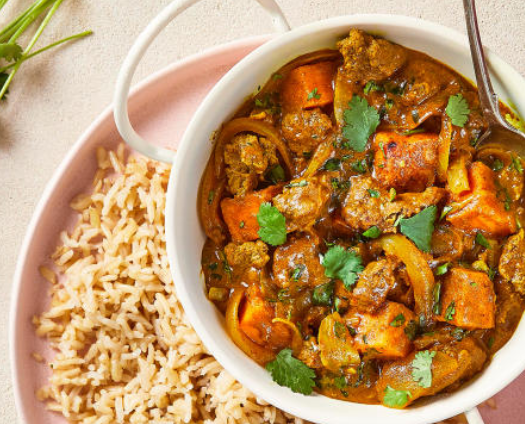 Spiced Lamb Sweet Potato Curry Recipe