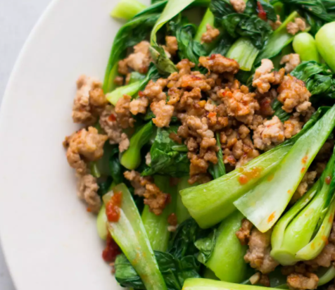 Spicy Pork with Bok Choy Recipe