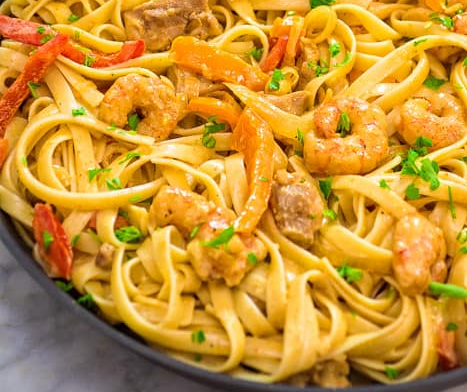 Chicken Shrimp Pasta Recipe