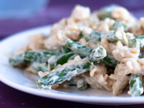 Creamy Green Bean Pasta