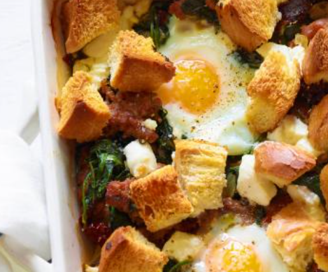 Italian Sausage Egg Bake