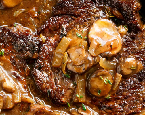 Mushroom Steak Recipe