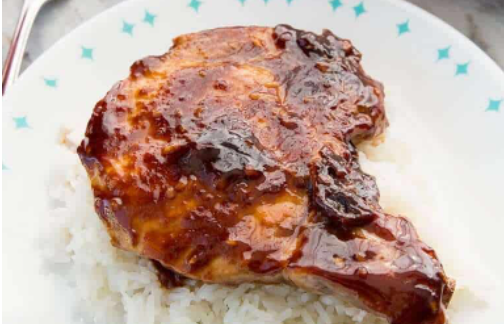 Saucy Sugar Bone-in Pork Chops Recipe