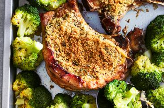 Sheet-Pan-Bone-in Pork Chops Recipe