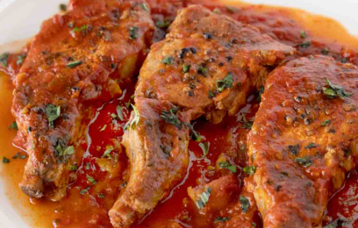 Slow Braised Pork Chops Recipe