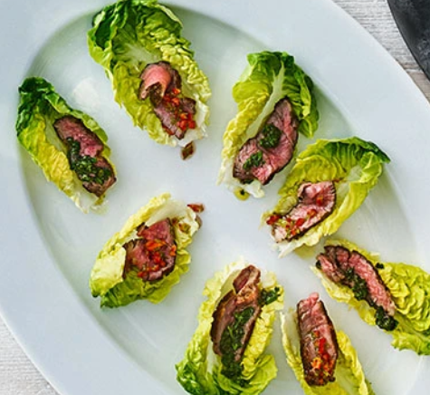 Steak Lettuce Cups Recipe