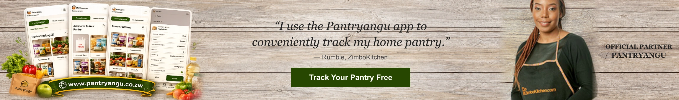 Rumbie: I use the Pantryangu app to conveniently track my home pantry. Track Your Pantry Free.