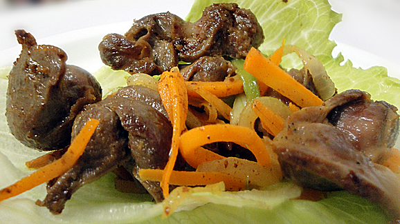 Enjoy! Your gizzards are ready to enjoy as a snack or as an accompaniment to a main meal.