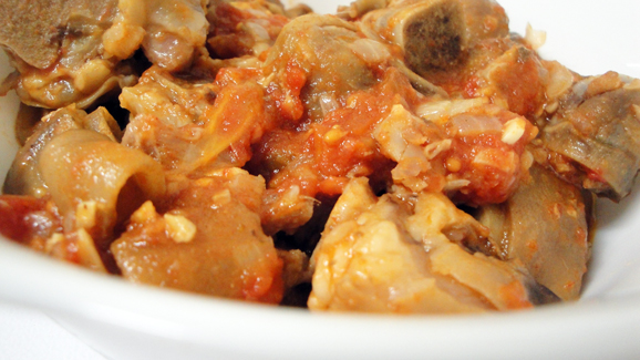 Stewed Pork trotters (mazondo) | ZimboKitchen.com