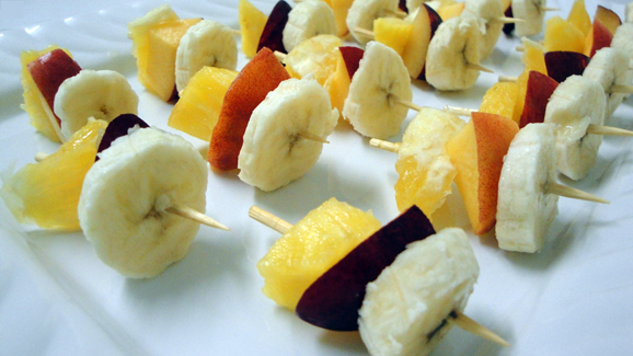 Mini fruit Kebab