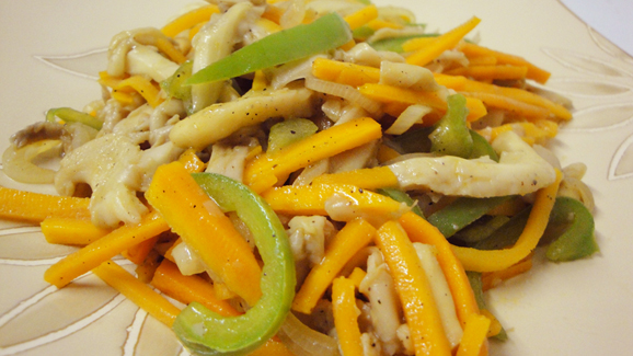 Mushroom stir fry