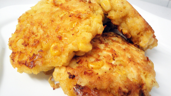 Corn and Cheese Fritters