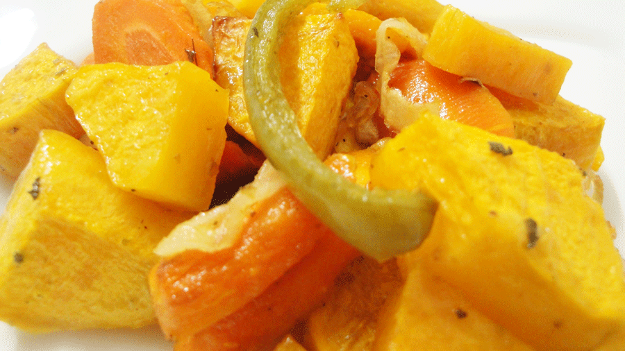 Butternut and Carrot bake