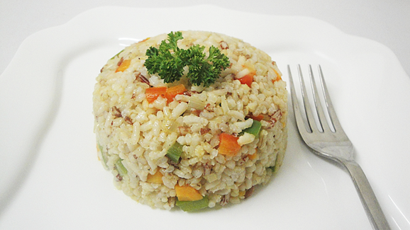 Zimbabwe-food-recipes---fried-brown-rice