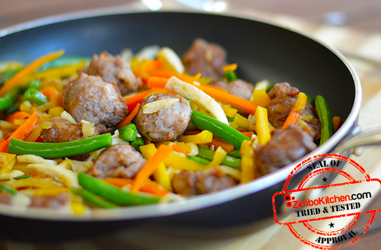 Tasty Boerewors And Vegetable Stir Fry