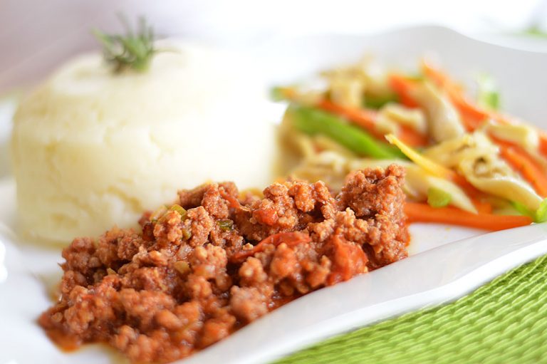 ZimboKitchen Tasty Potato and Mince