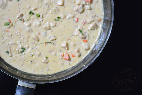 Delicious creamy chicken