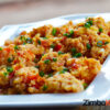 Zimbokitchen Tomato and Onion Scrambled Eggs