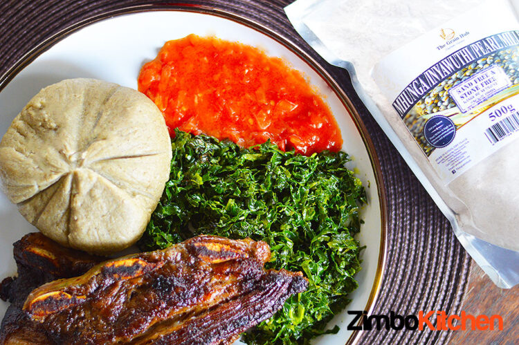 Sadza reMhunga served with Beef Short-ribs