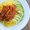 ZimboKitchen Garlic-Flavoured Spaghetti & Mince
